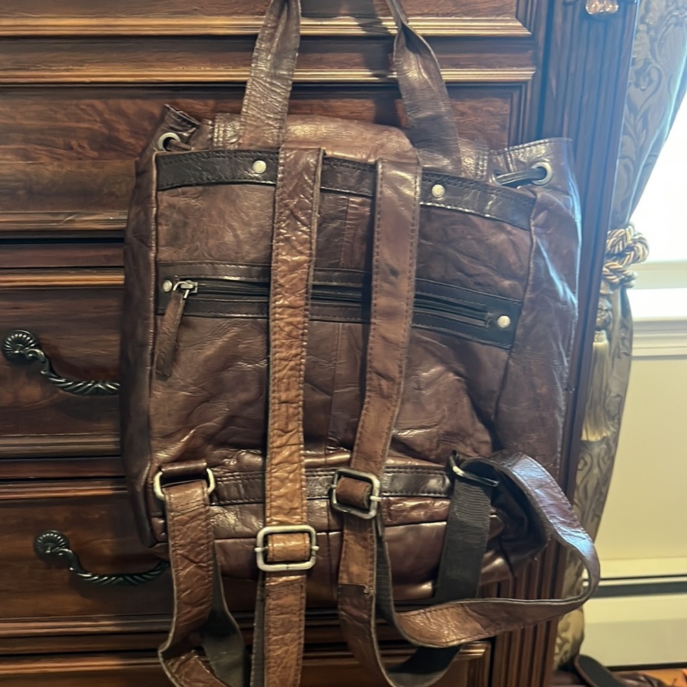 Leather Backpack - image 2
